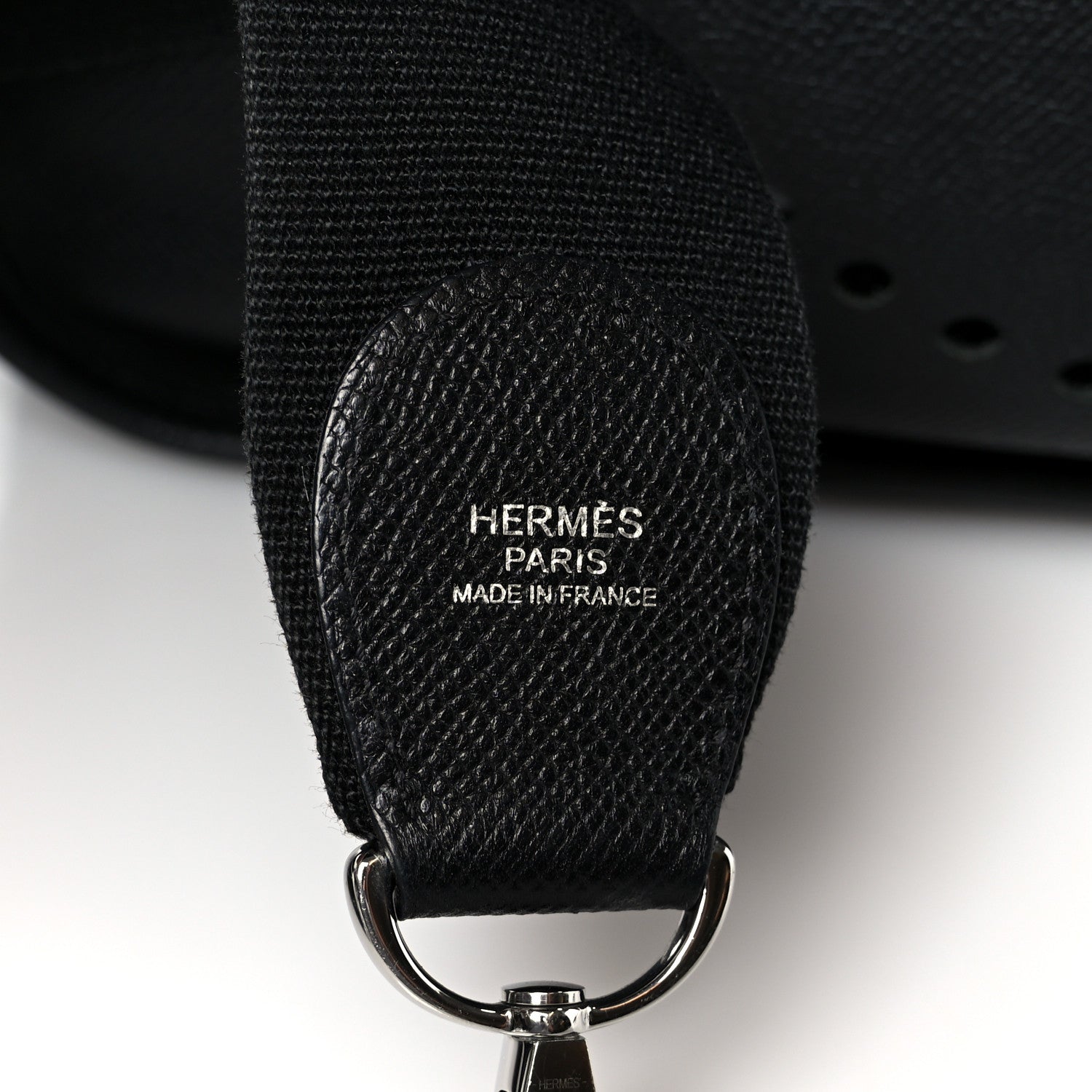 Hermes Taurillon Clemence Evelyne III GM Black 8 of 11