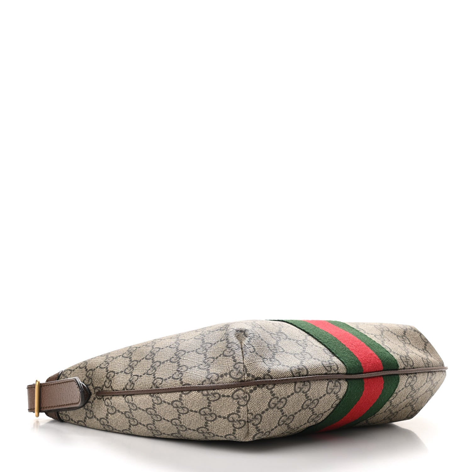Gucci GG Supreme Monogram Web Small Ophidia Half Moon Hobo Brown 4 of 10