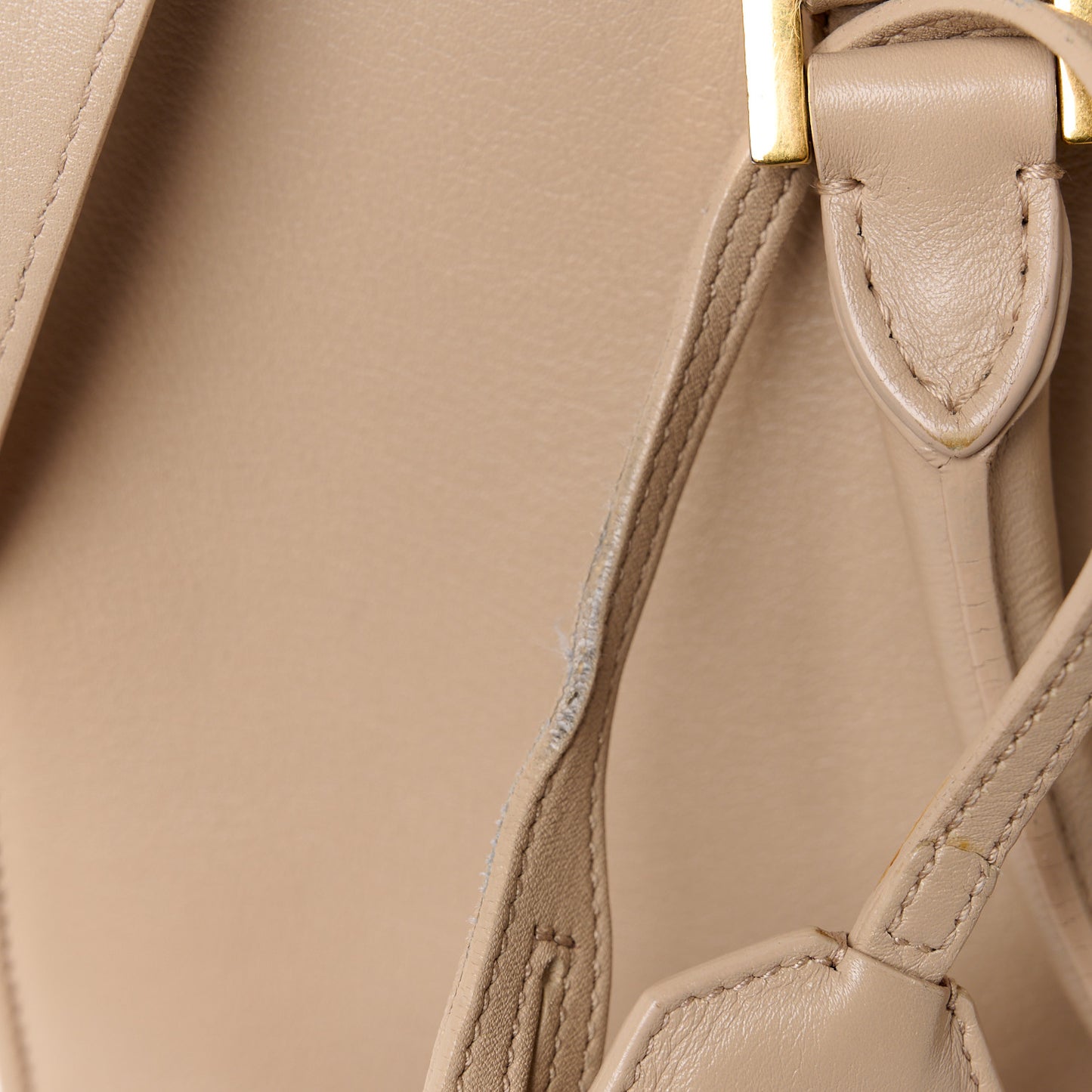 Smooth Calfskin Small Monogram Cabas Beige