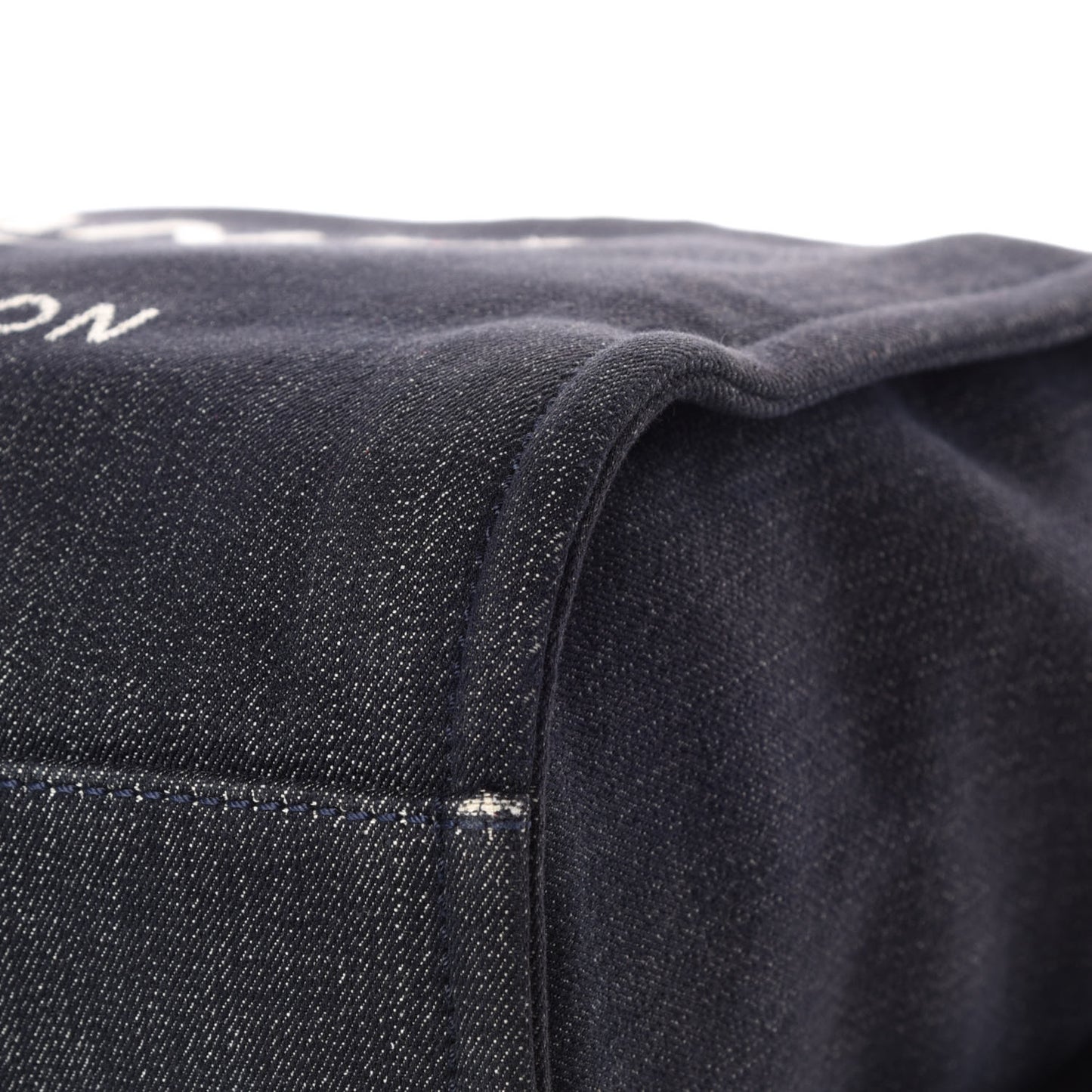 Denim Small Deauville Tote Dark Blue