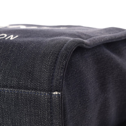 Chanel Denim Small Deauville Tote Dark Blue 12 of 13