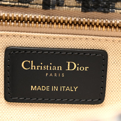 Christian Dior Oblique Small DiorAddict Flap Bag Navy Blue 6 of 12