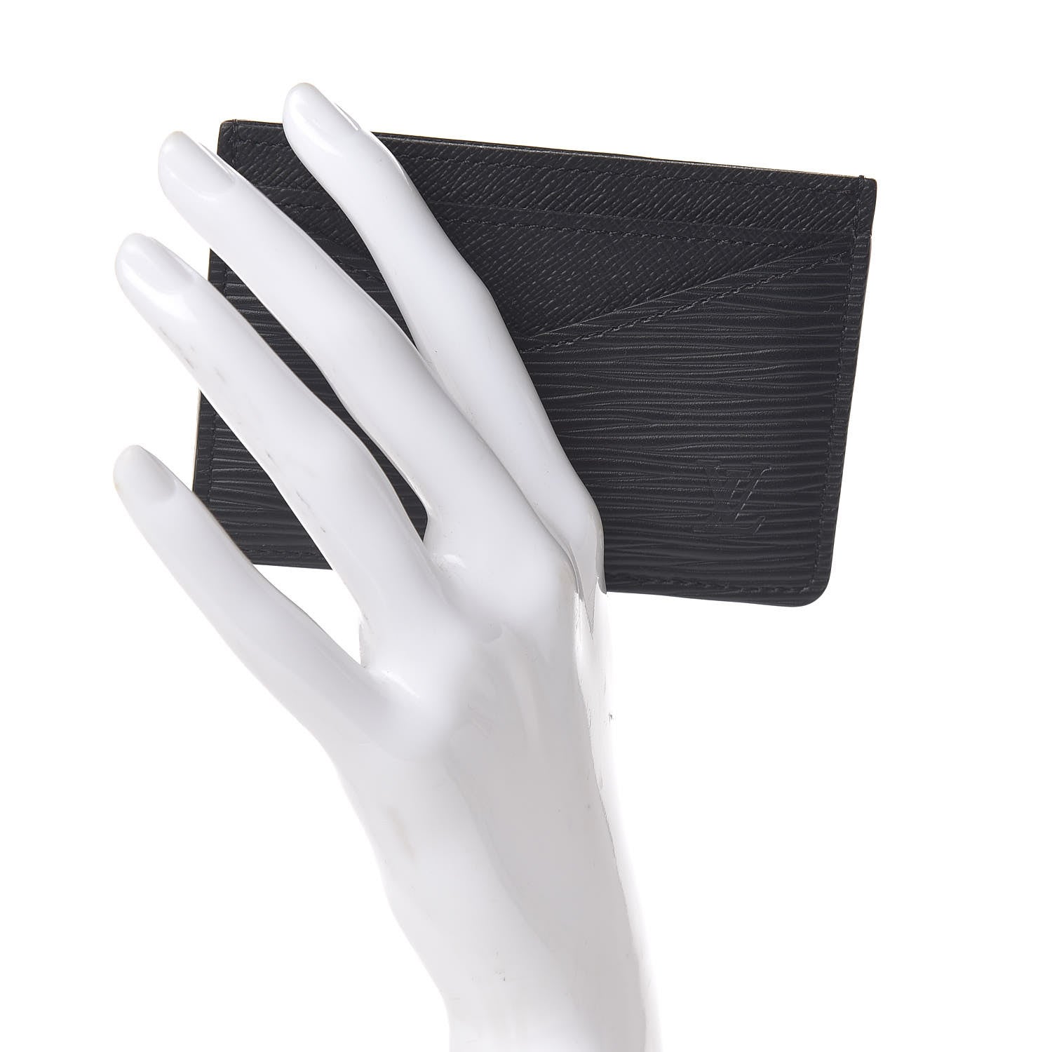 Louis Vuitton Epi Neo Porte-Cartes Card Holder Black 2 of 7