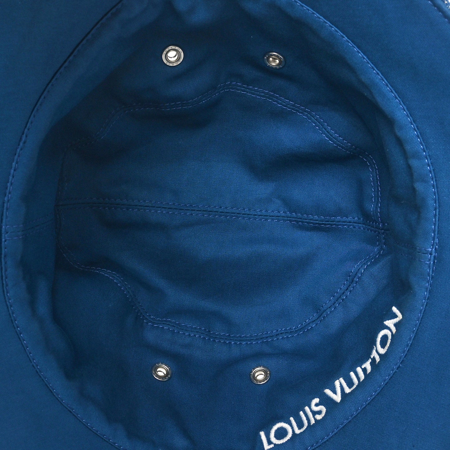 Monogram Denim Transformable Bob Bucket Hat 60 Blue