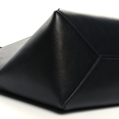 Loewe Shiny Calfskin Medium Puzzle Fold Tote Black 8 of 9