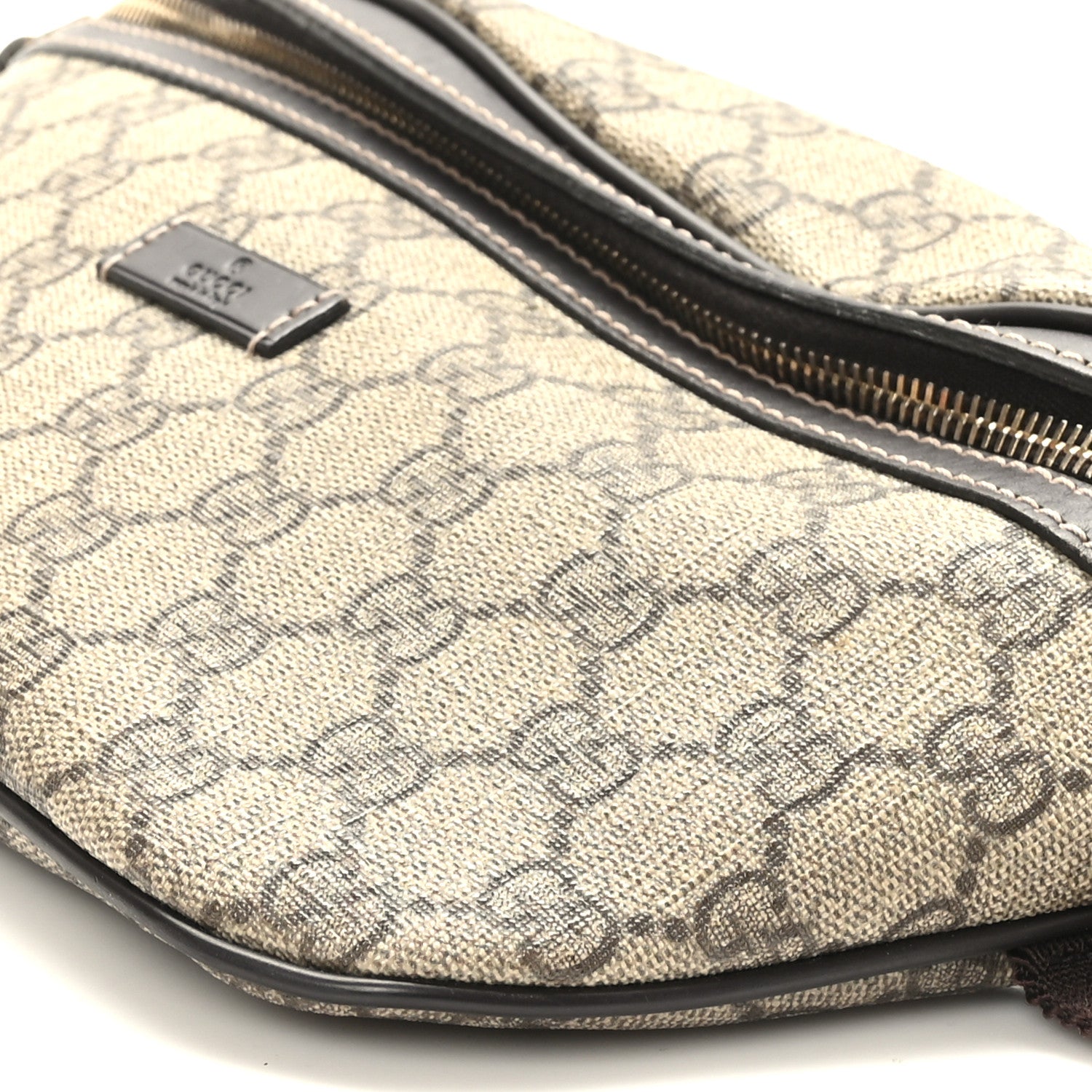 Gucci GG Supreme Monogram Belt Bag Dark Brown 9 of 9
