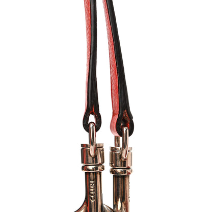 Celine Drummed Calfskin Nano Luggage Vermillion 15 of 15