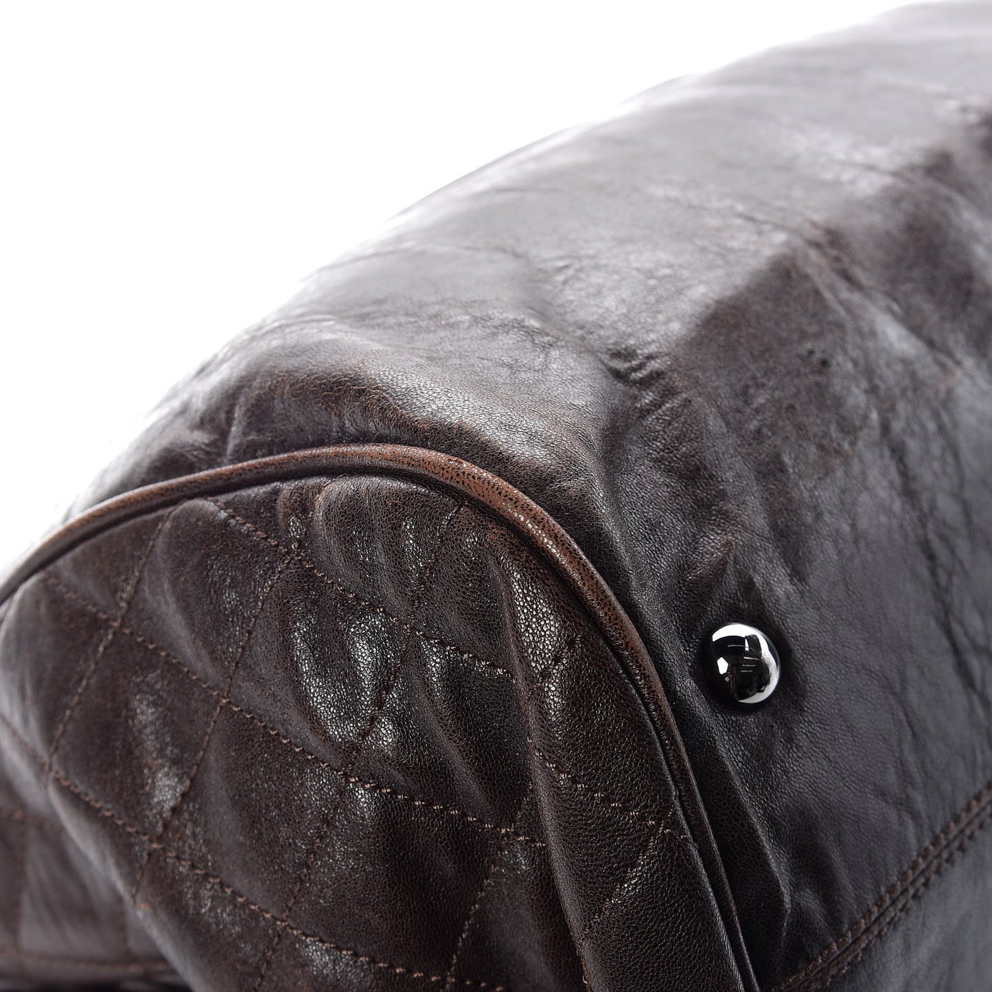 Calfskin Medium Perfect Day Tote Dark Brown