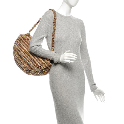 Chanel Tweed Hammock Hobo Beige 2 of 7