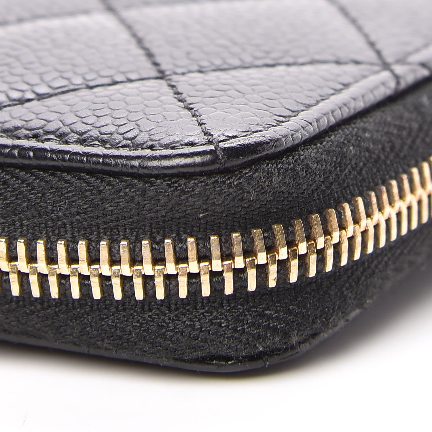 Chanel Caviar Quilted Large Zip Around Organizer Wallet Black 13 of 17