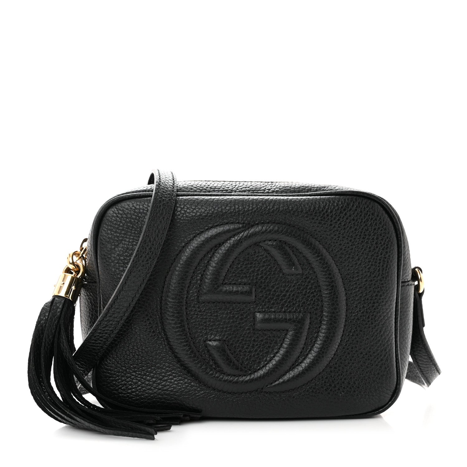 Gucci Pebbled Calfskin Small Soho Disco Bag Black 1 of 9