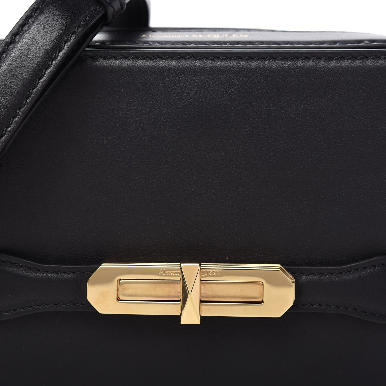 Alexander McQueen Calfskin The Myth Crossbody Bag Black 8 of 13
