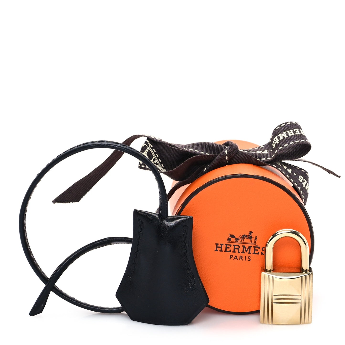 Box Lock and Key Clochette Set Black