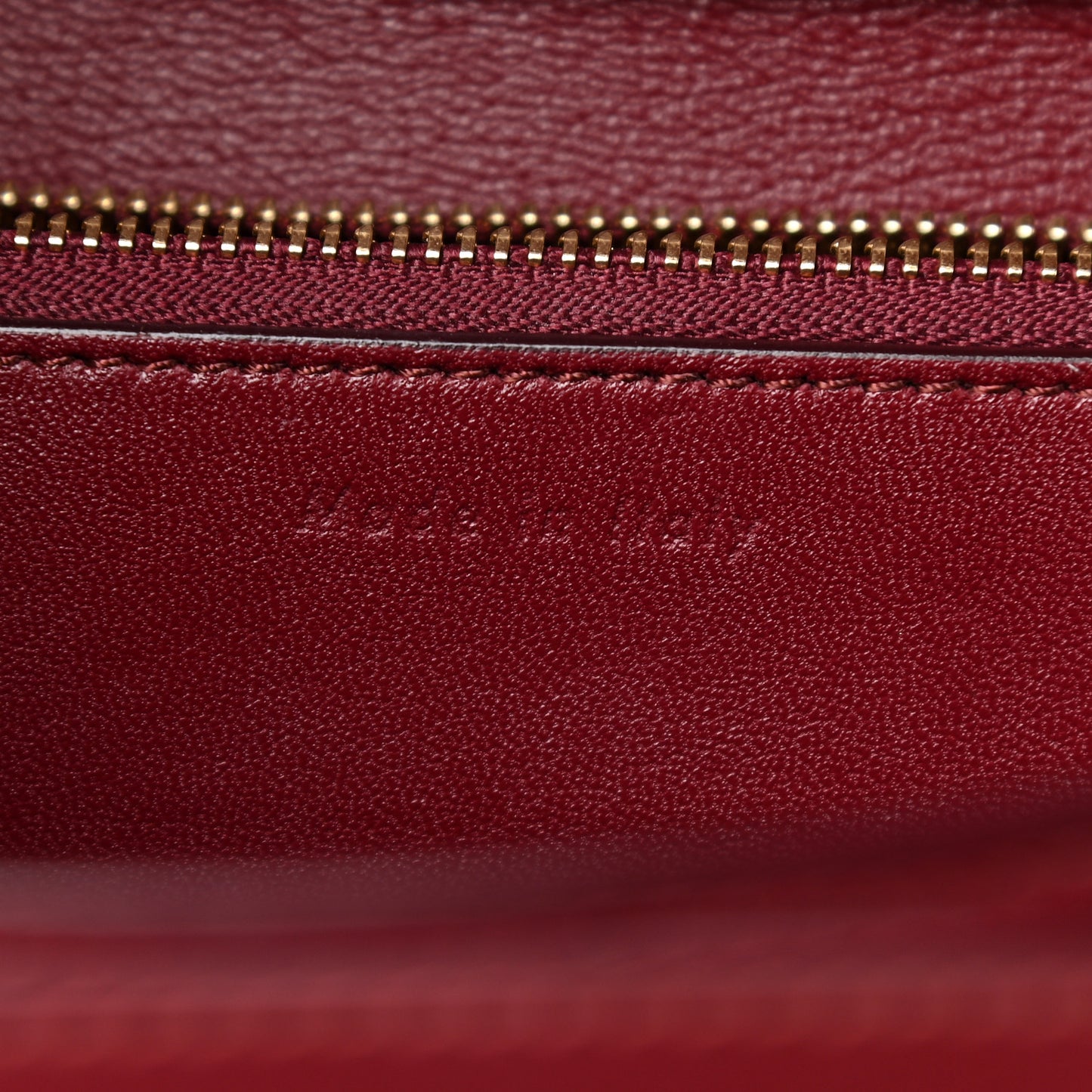 Box Calfskin Medium Classic Box Flap Bag Burgundy