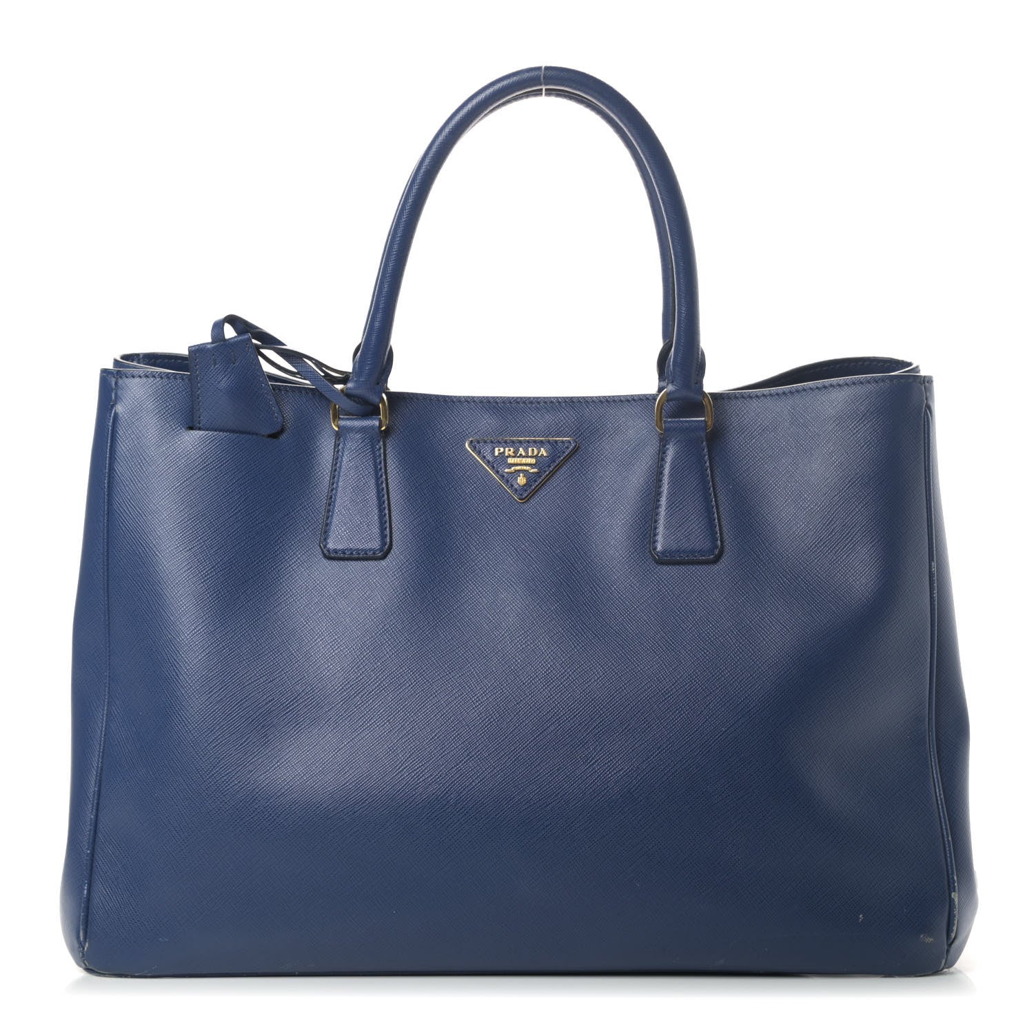 Prada Saffiano Lux Large Tote Bluette 1 of 9