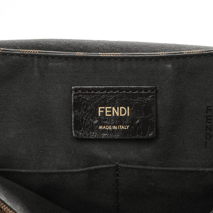 Fendi Zucca Vitello Artic Messenger Bag Tobacco Castagna 6 of 6