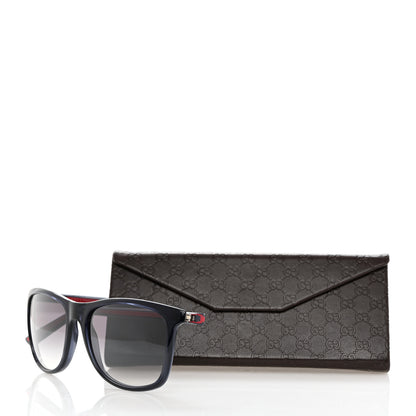Gucci Acetate Web Sunglasses GG1055S Dark Blue 8 of 8
