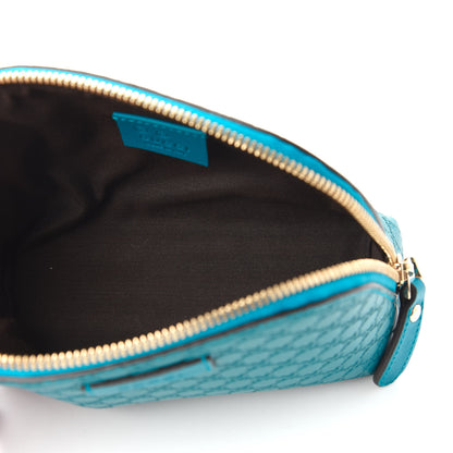 Gucci Microguccissima GG Cosmetic Case Deep Cobalt 5 of 12