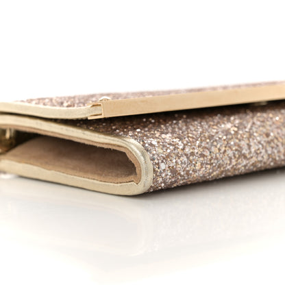 Jimmy Choo Glitter Clutch Gold 8 of 11