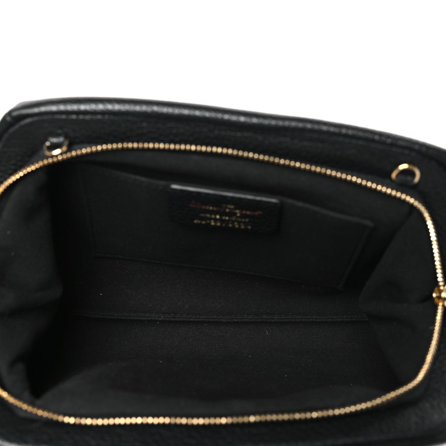 Calfskin Small Gancini Crossbody Black