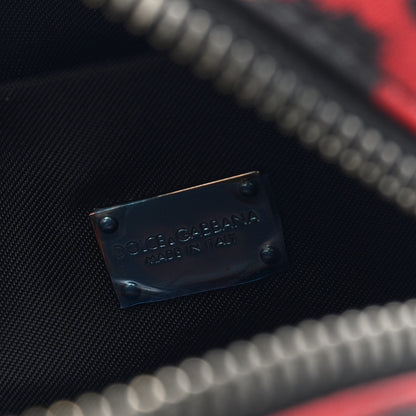 Dolce & Gabbana Nylon Tiger Print Logo Crossbody Bag Multicolor 6 of 9