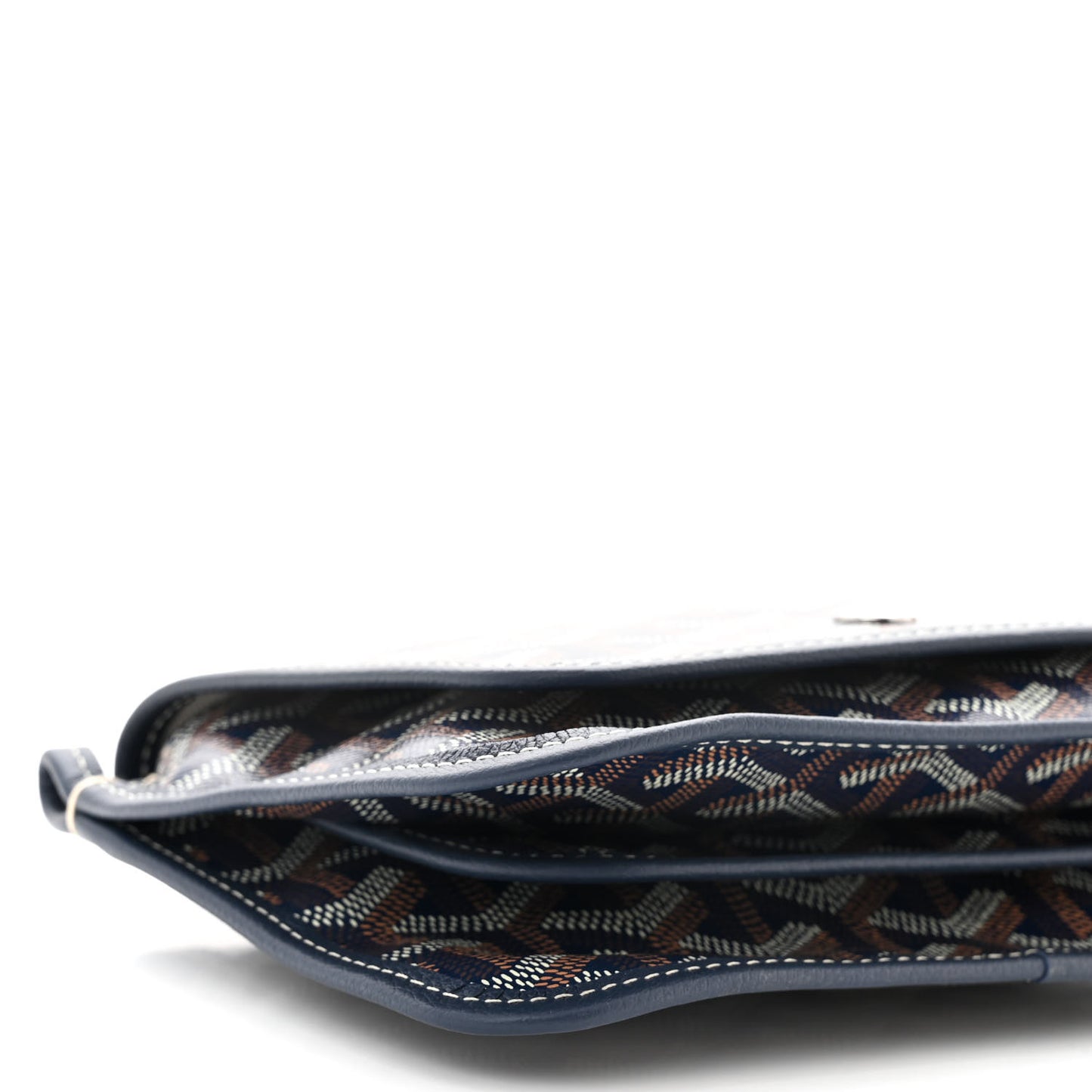 Goyardine Plumet Wallet Clutch Navy