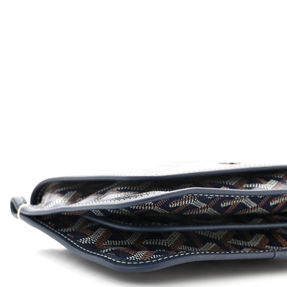 Goyard Goyardine Plumet Wallet Clutch Navy 9 of 10