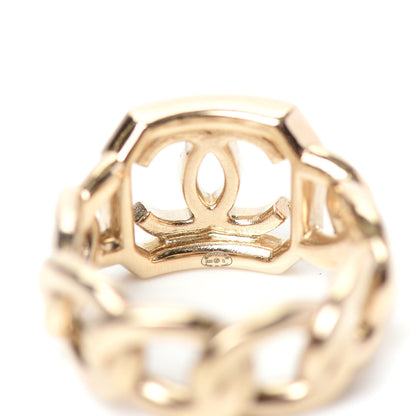 Chanel Pearl CC Ring 6 Gold 5 of 5