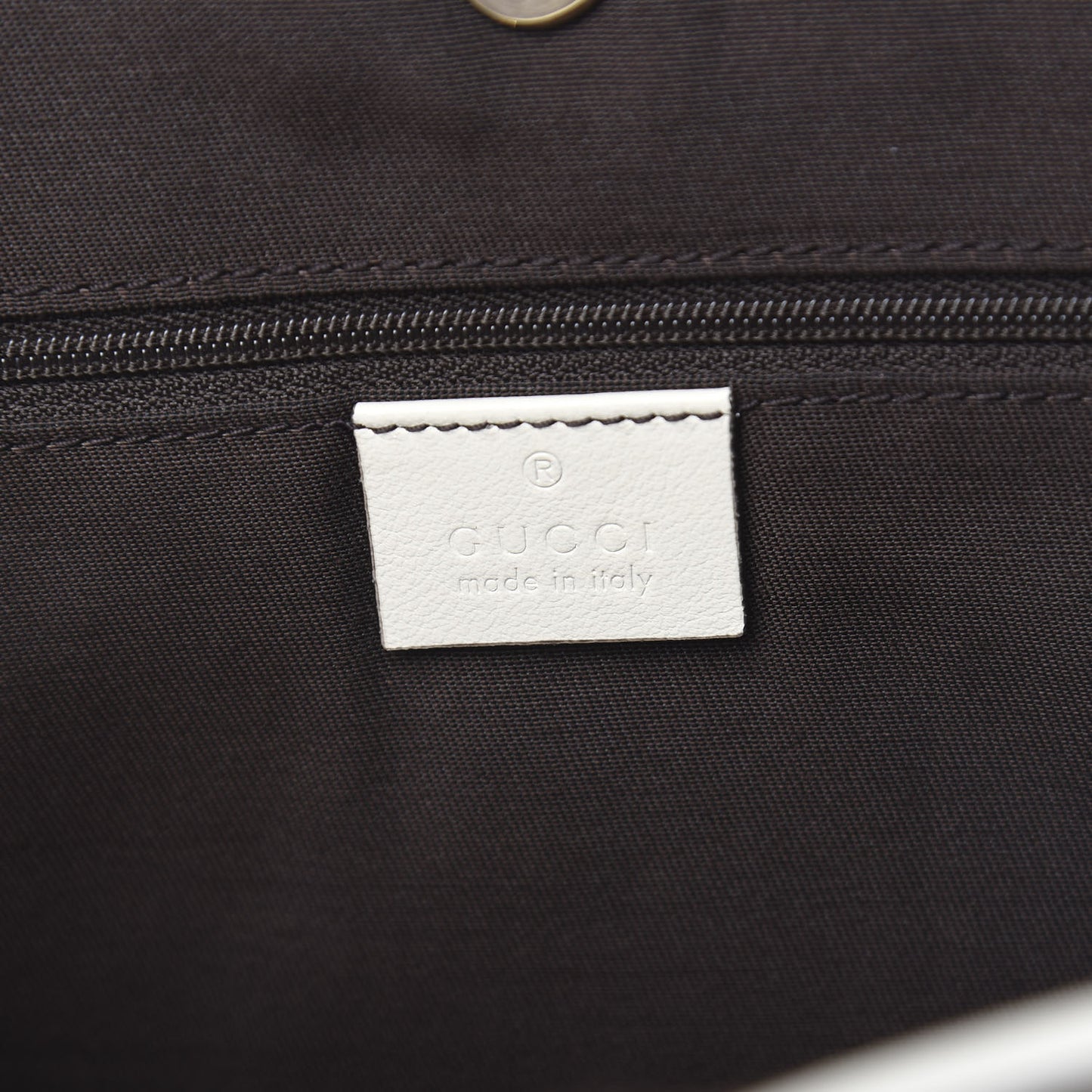 Monogram Medium New Britt Tote Off White