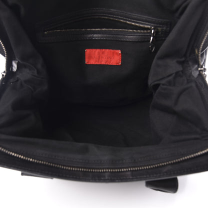 Valentino Garavani Lambskin Pleated Frame Tote Black 5 of 10