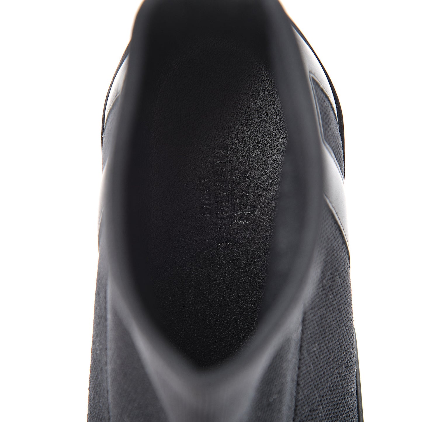 Mesh Calfskin Suede Soft Sneakers 37 Black