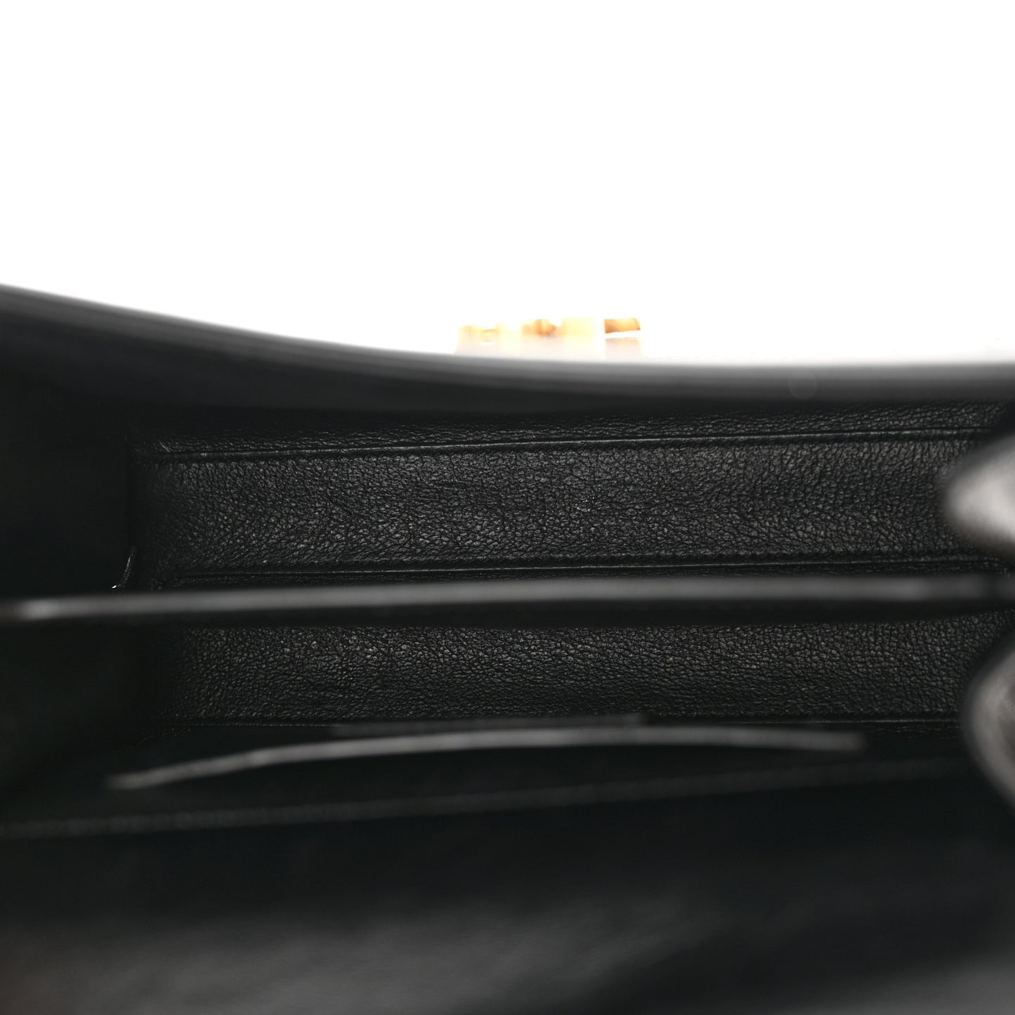 Calfksin Woven Mini Classic Monogram Cassandra Top Handle Black