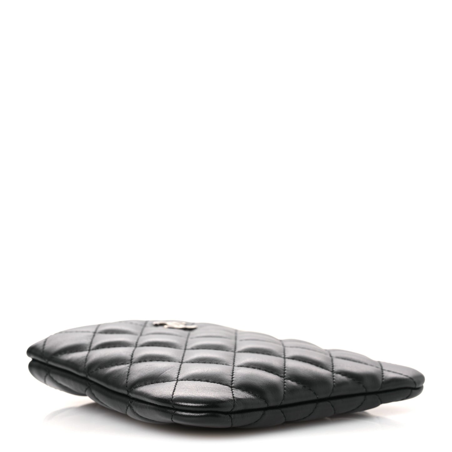Lambskin Quilted Crossbody Bag Black