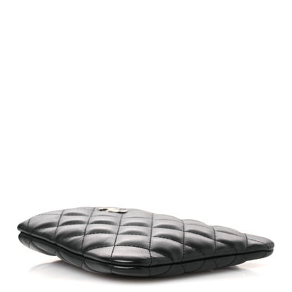 Chanel Lambskin Quilted Crossbody Bag Black 4 of 12