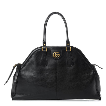 Gucci Calfskin Large Re(Belle) Top Handle Bag Black 1 of 10