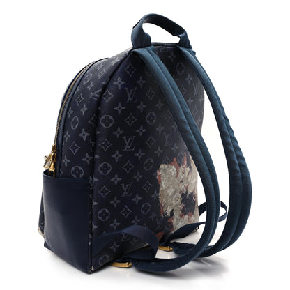 Louis Vuitton Monogram Bleach Discovery Backpack PM Ink Blue 3 of 12