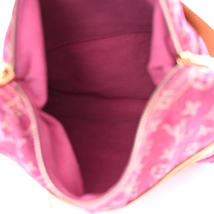Louis Vuitton Denim Baggy GM Fuchsia 5 of 14