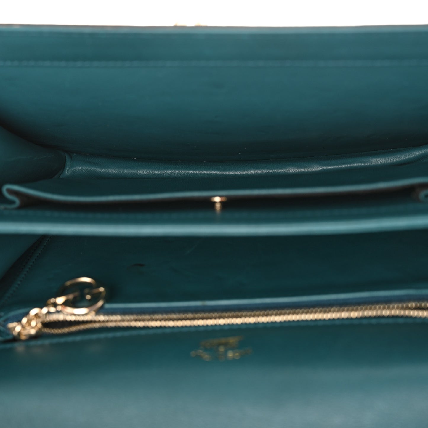 Calfskin Medium 1973 Shoulder Flap Bag Turquoise