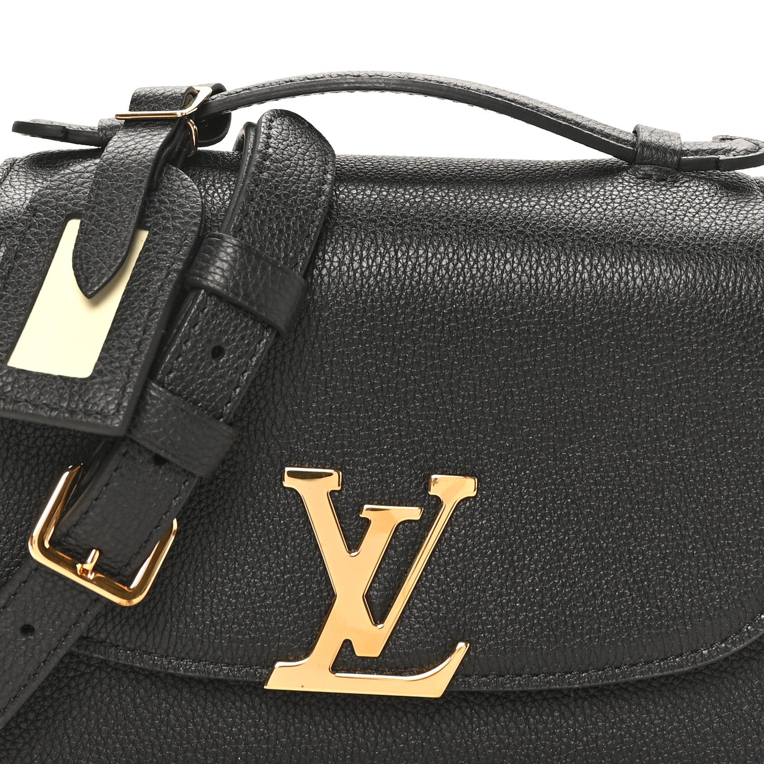 Louis Vuitton Grained Calfskin Vivienne NM Black 7 of 9