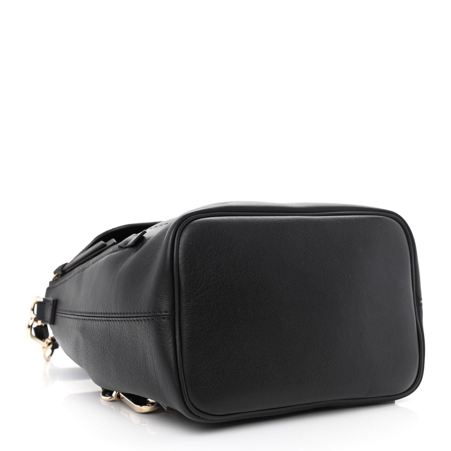 Chloe Suede Calfskin Small Faye Backpack Black 4 of 13