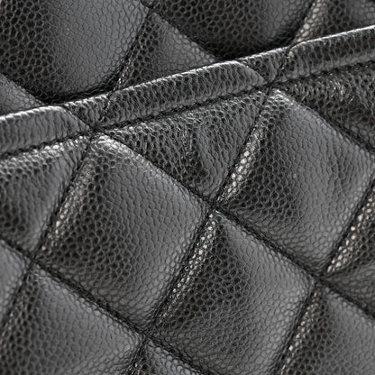Chanel Caviar Quilted CC Timeless Soft Tote Black 15 of 15