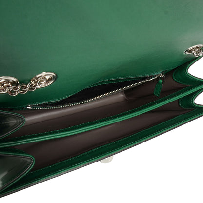 Gucci Shade Lux Calfskin Interlocking G Shoulder Bag Turtle Green 5 of 7