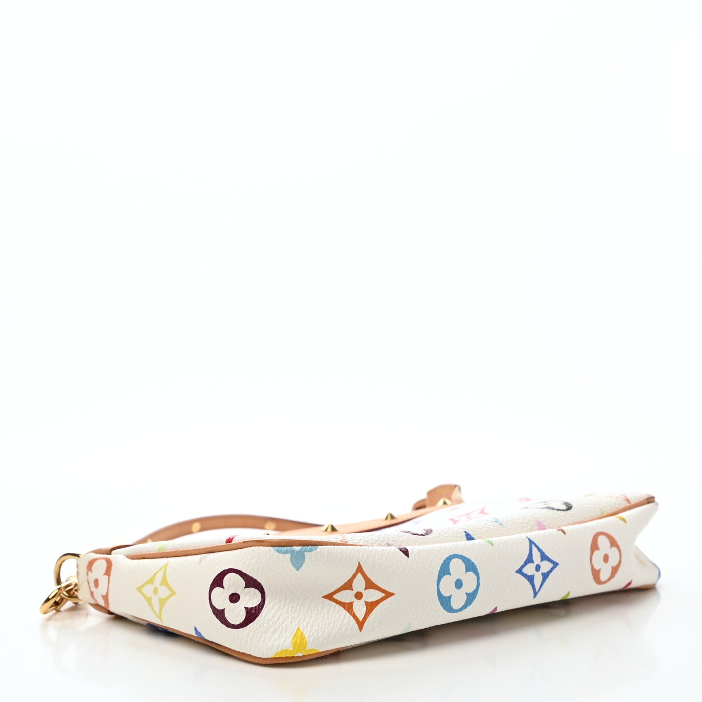 Monogram Multicolor Pochette Accessories White
