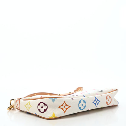 Louis Vuitton Monogram Multicolor Pochette Accessories White 4 of 7
