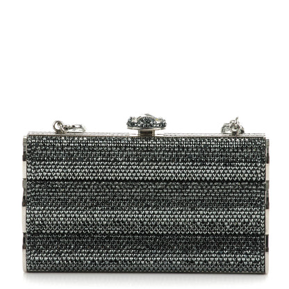 Judith Leiber Swarovski Crystal Clutch Dark Grey 1 of 7
