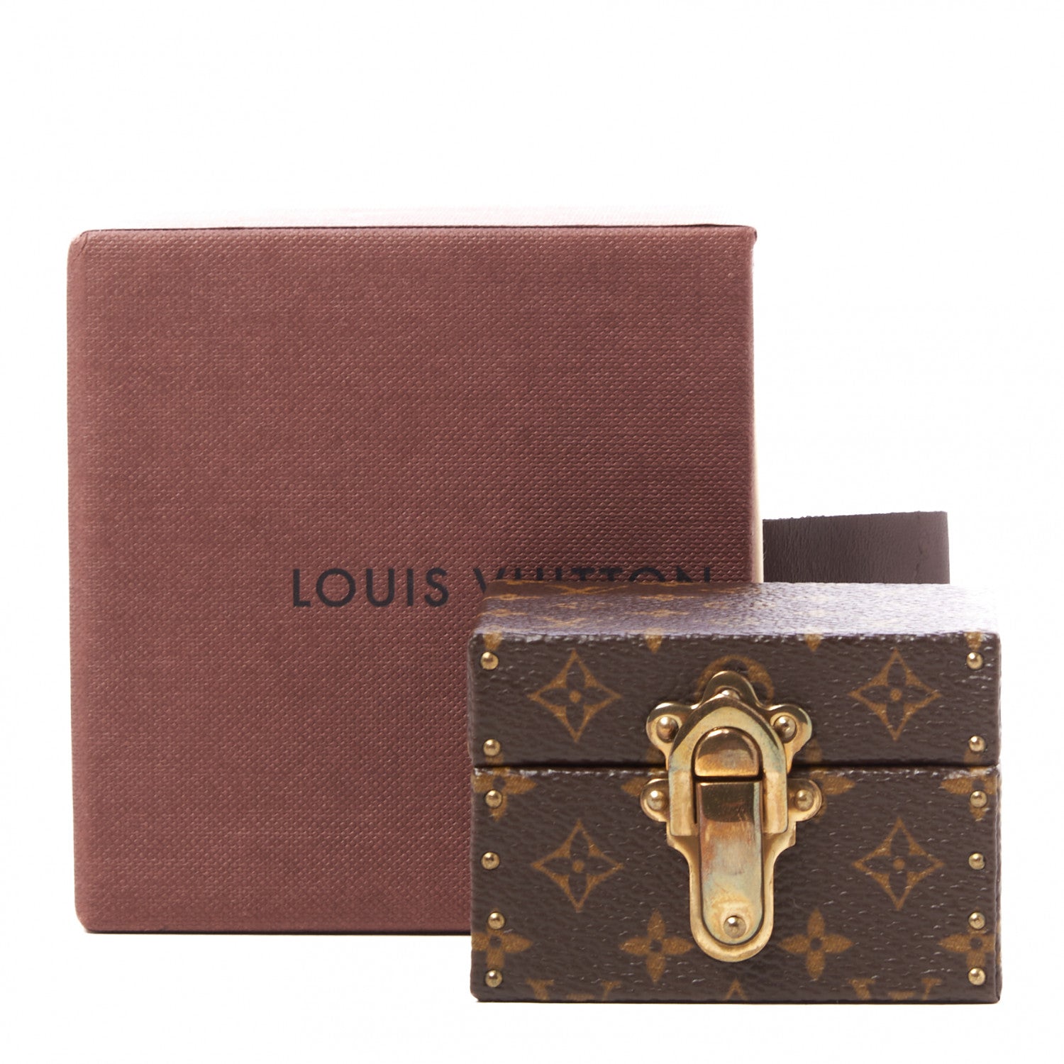 Louis Vuitton Monogram Ring Box Mini Trunk Case 8 of 8