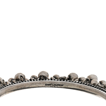 Saint Laurent Brass Marrakech Bell Bracelet Argent Oxyde 3 of 3