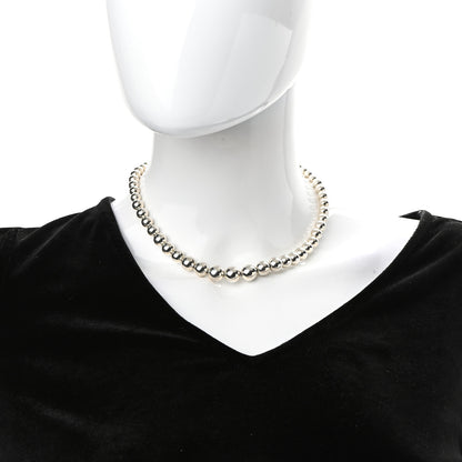 Tiffany Sterling Silver HardWear Graduated Ball Necklace 2 of 6