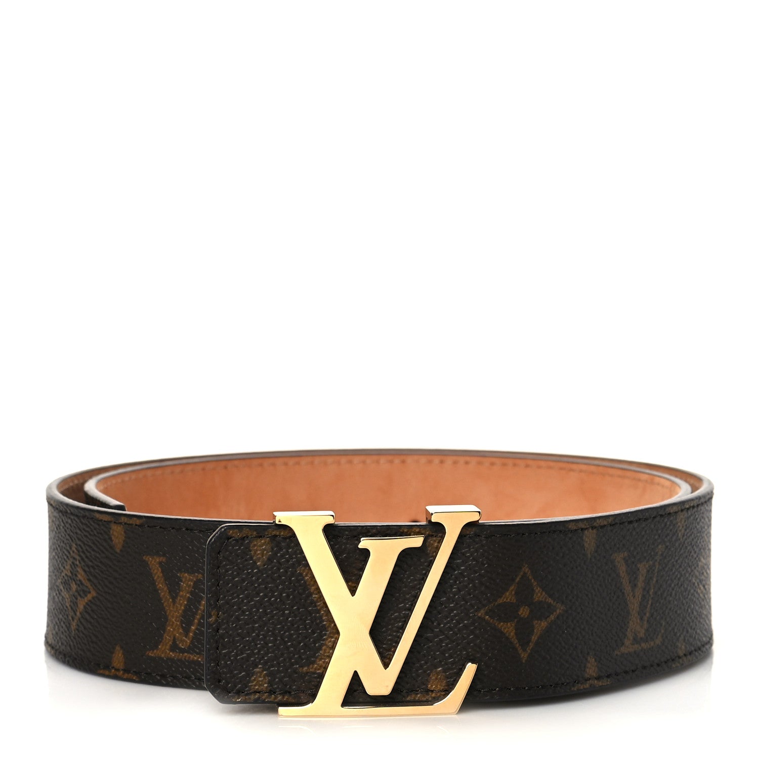 Louis Vuitton Monogram 40mm LV Initiales Belt 80 32 1 of 9
