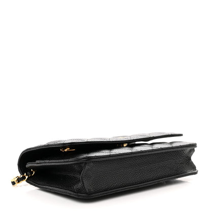 Chanel Caviar Quilted Wallet on Chain WOC Black 4 of 12